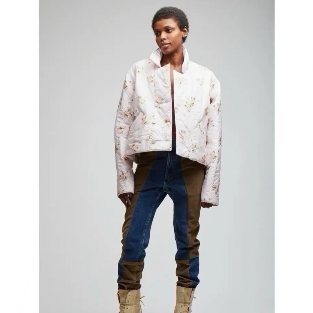 Rentrayage Melba Roses Floral Quilted Bomber Jacket - Picture 9 of 11